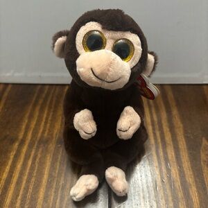 Matteo the Monkey, a Ty Beanie Belly/Baby plush toy.